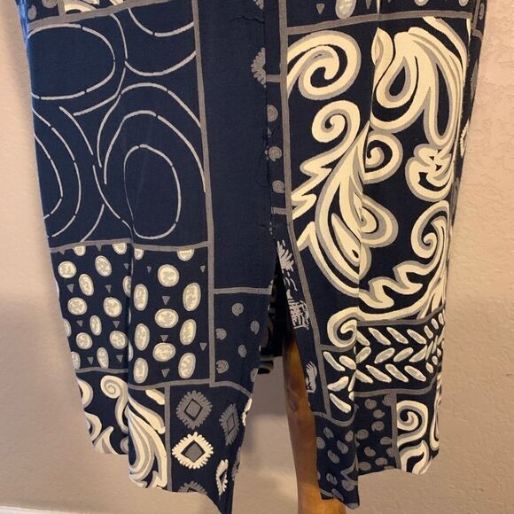 Vintage Tribal Print Geometric Dress Belt M - Picture 12 of 16